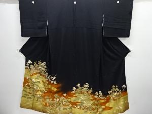 金彩ヱ霞に松竹梅模様刺繍留袖(比翼付き)